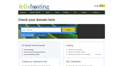 Desktop Screenshot of felixhosting.com